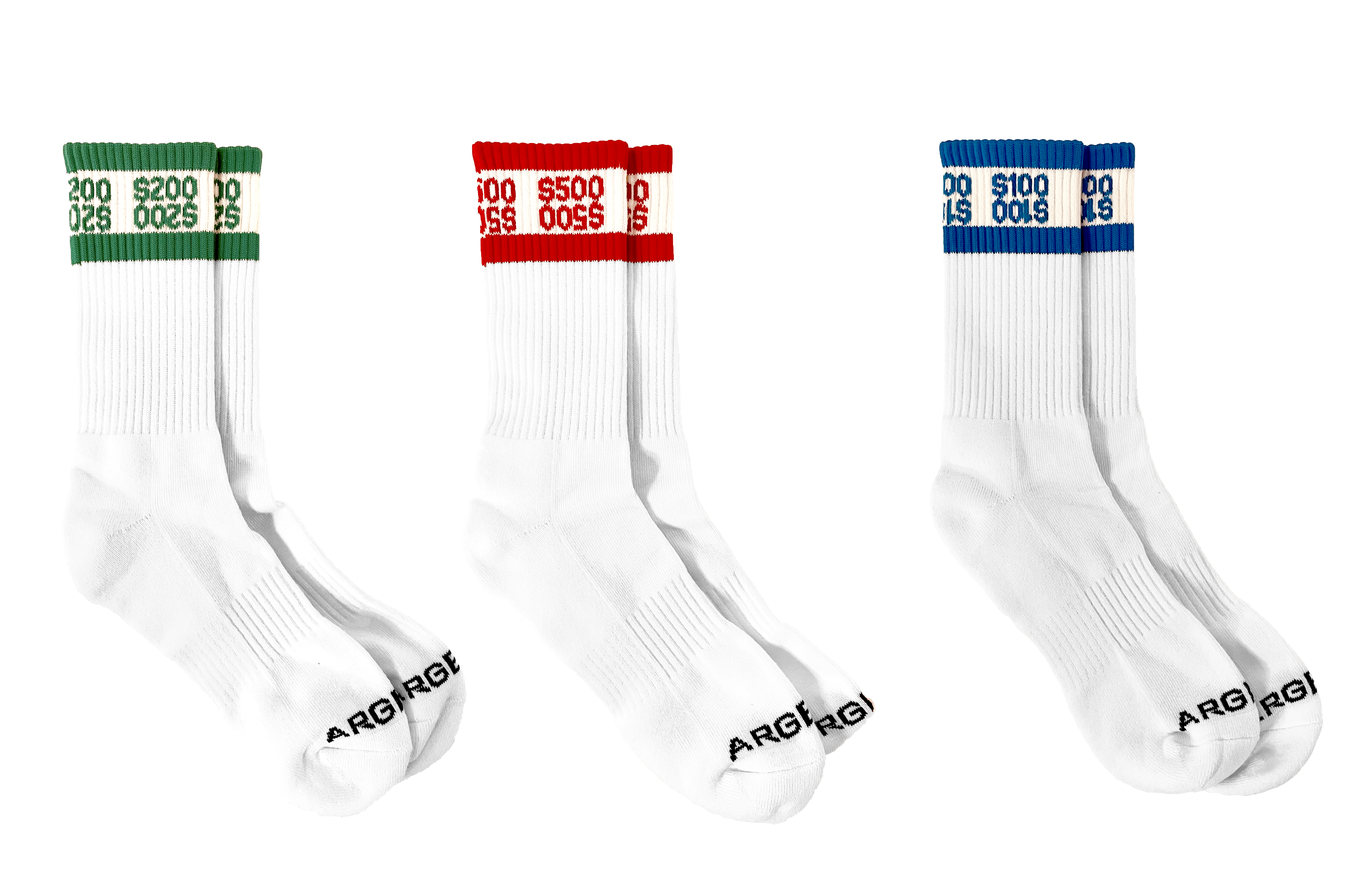 3 PACK U$D SOCKS