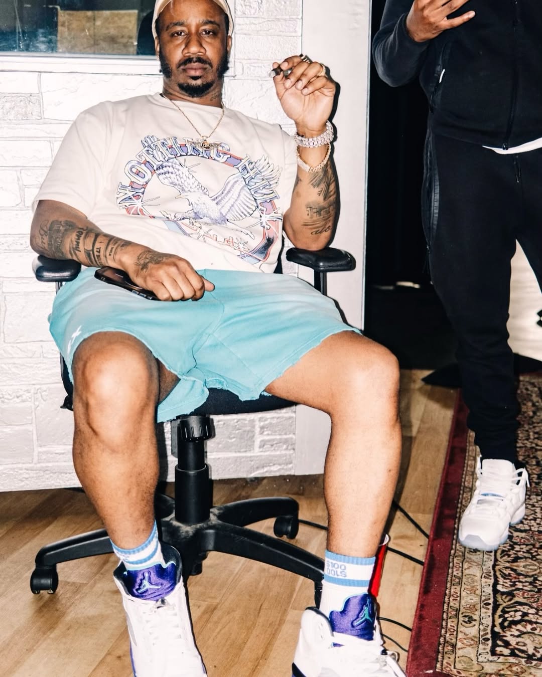 3 PACK BLUE $100 MONEY SOCKS