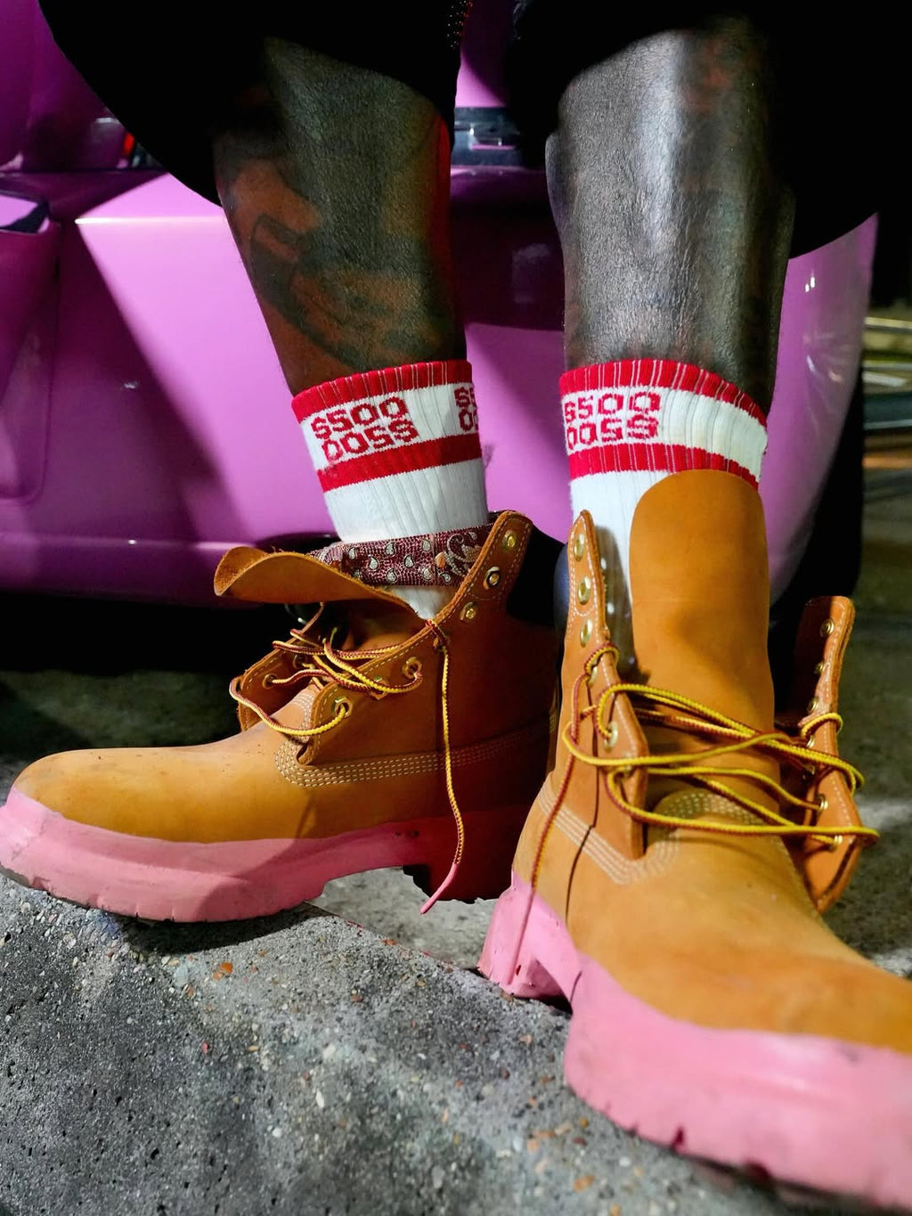 3 PACK RED $500 MONEY SOCKS