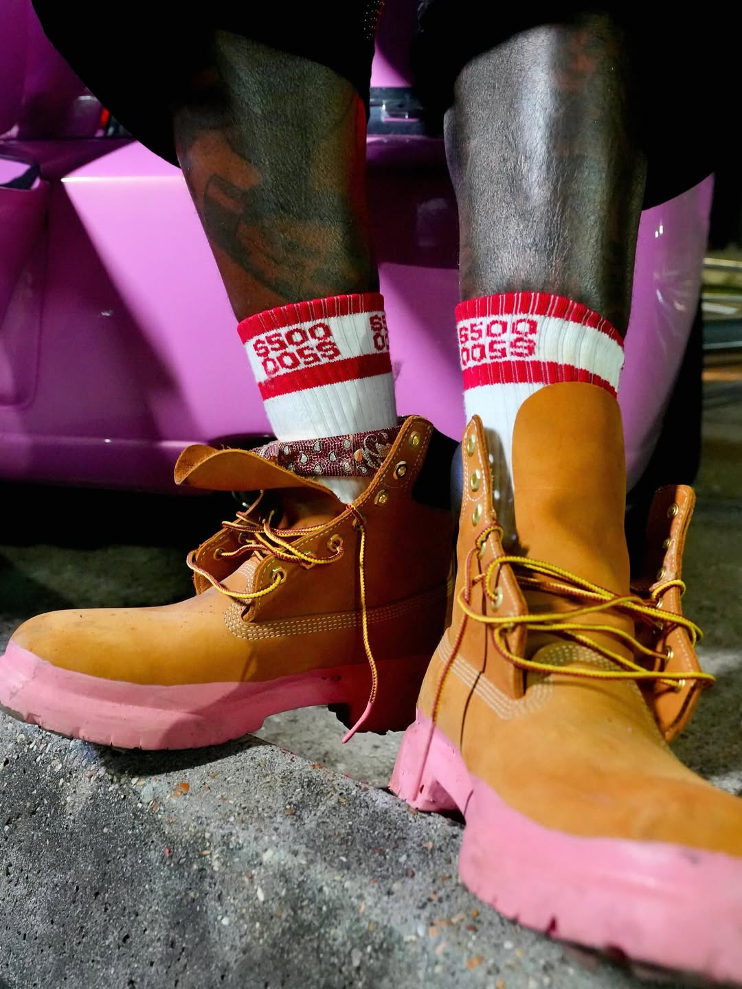 3 PACK RED $500 MONEY SOCKS