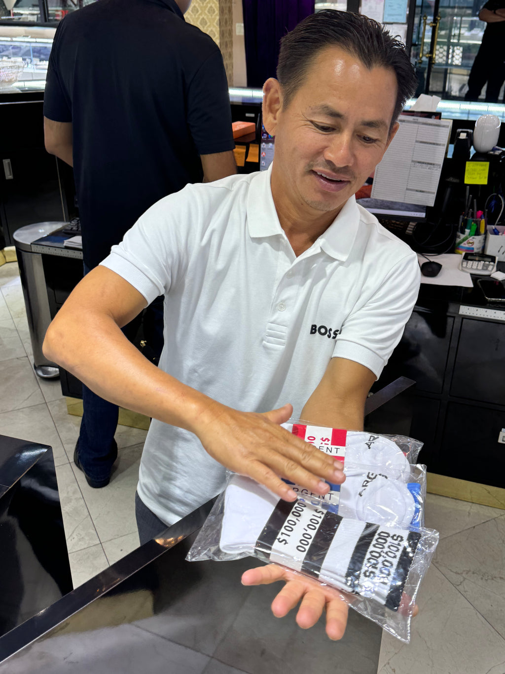 6 PACK ALL COLORS MONEY BAND SOCKS