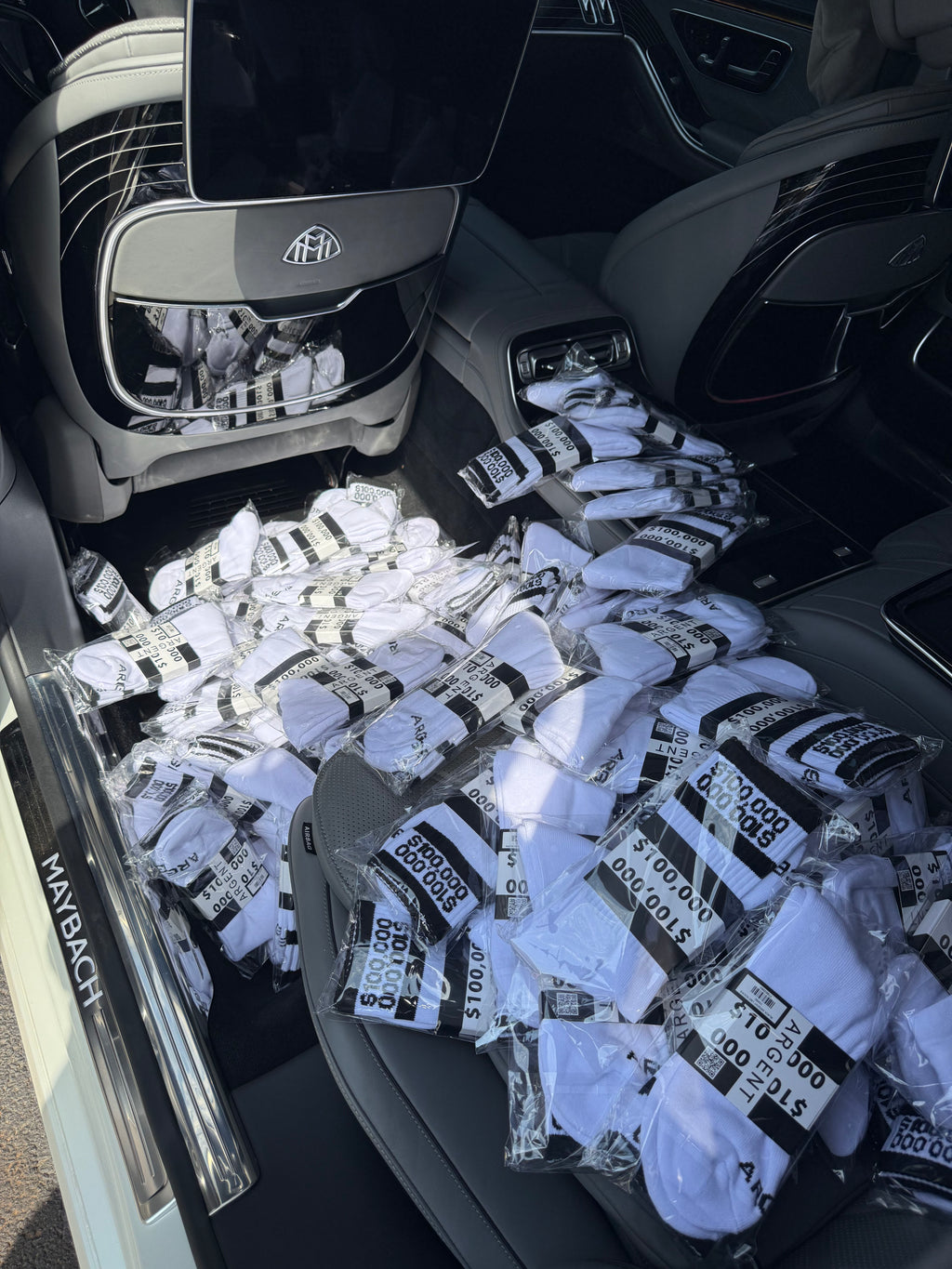 6 PACK ALL COLORS MONEY BAND SOCKS