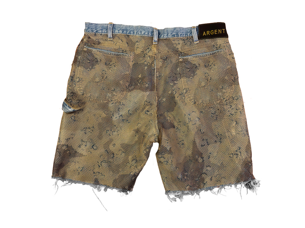 DESERT CAMO JEAN SHORTS