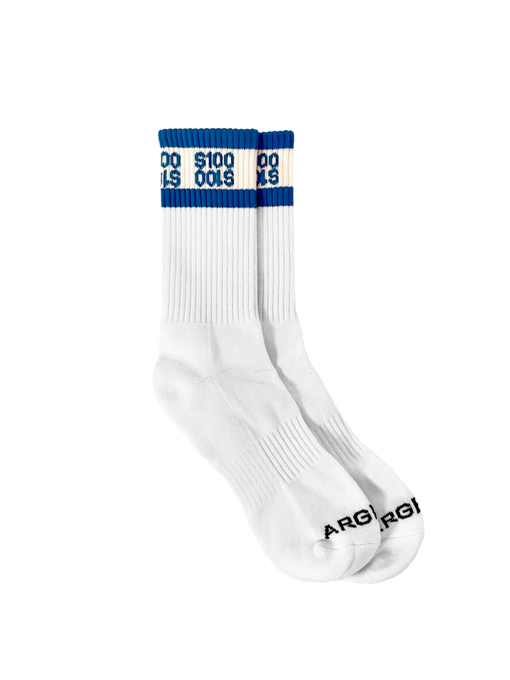 BLUE $100 U$D SOCKS