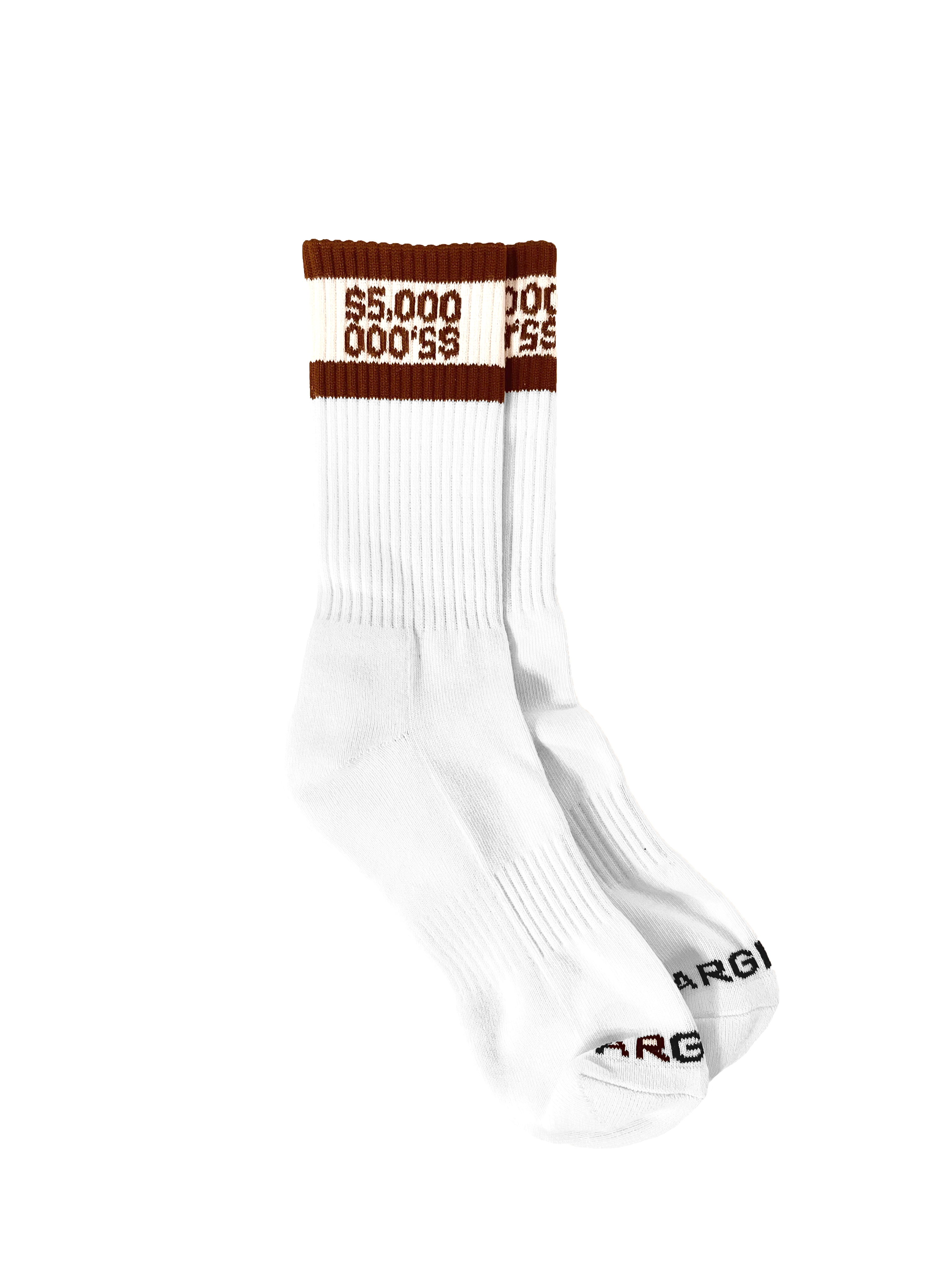 BROWN $5,000 U$D SOCKS