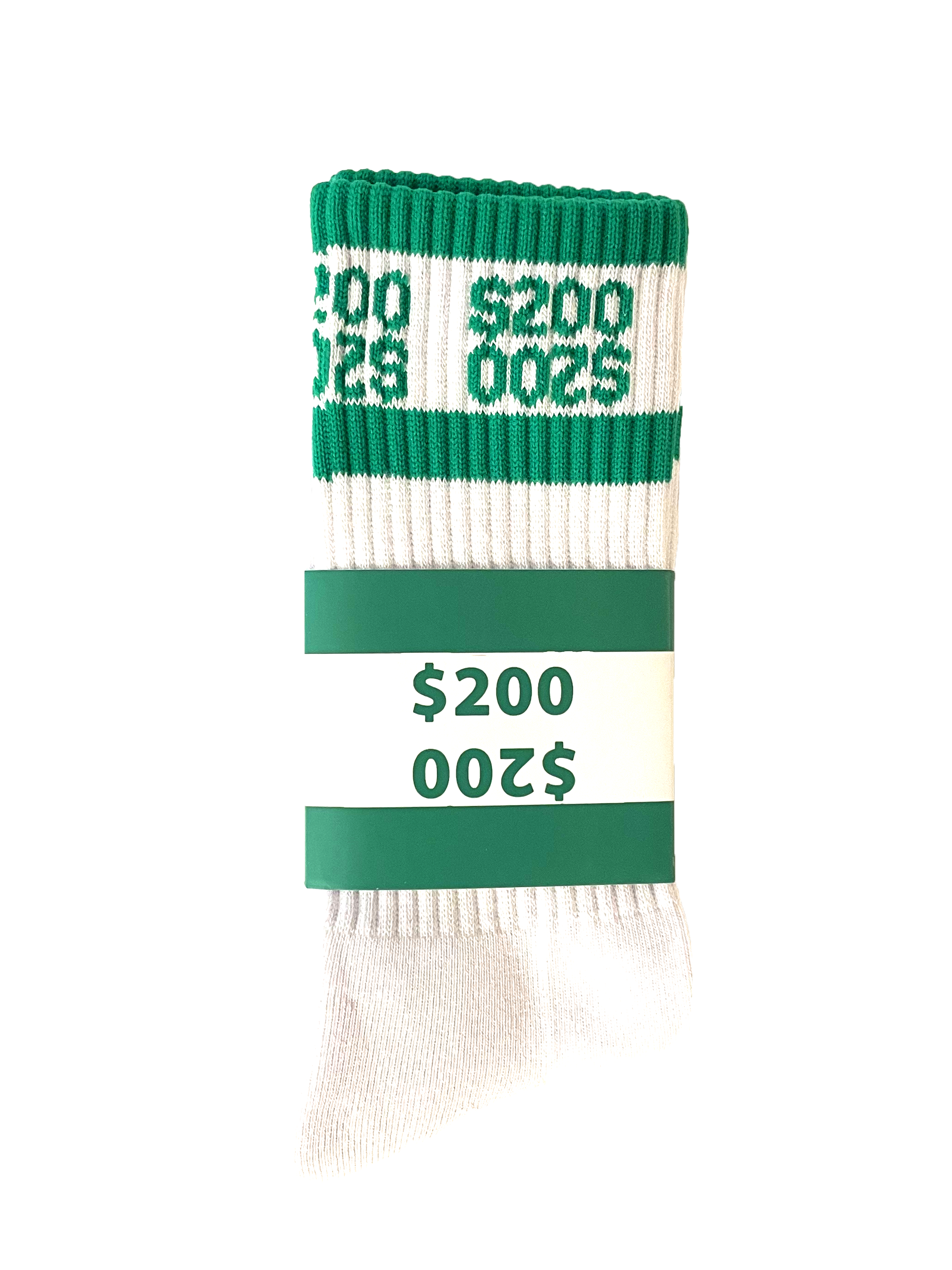 GREEN U$D SOCKS