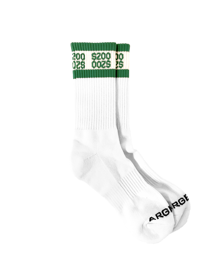 GREEN $200 U$D SOCKS