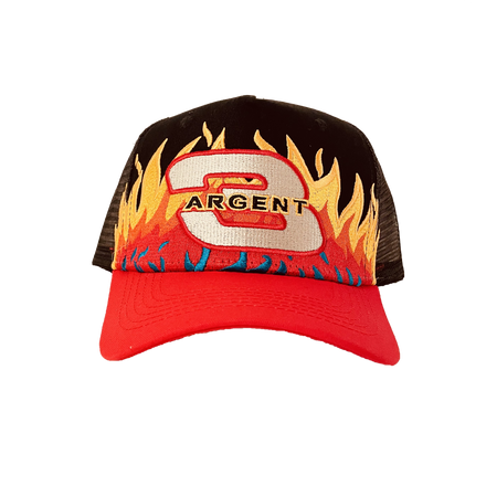 FLAME TRUCKER HAT