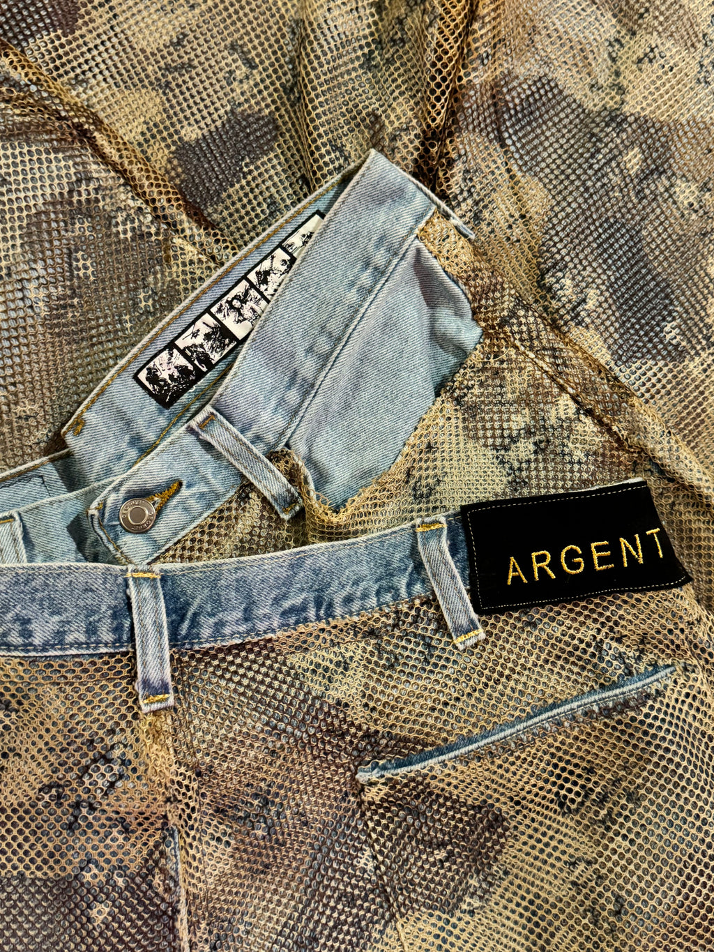 Desert Camo Denim Pants