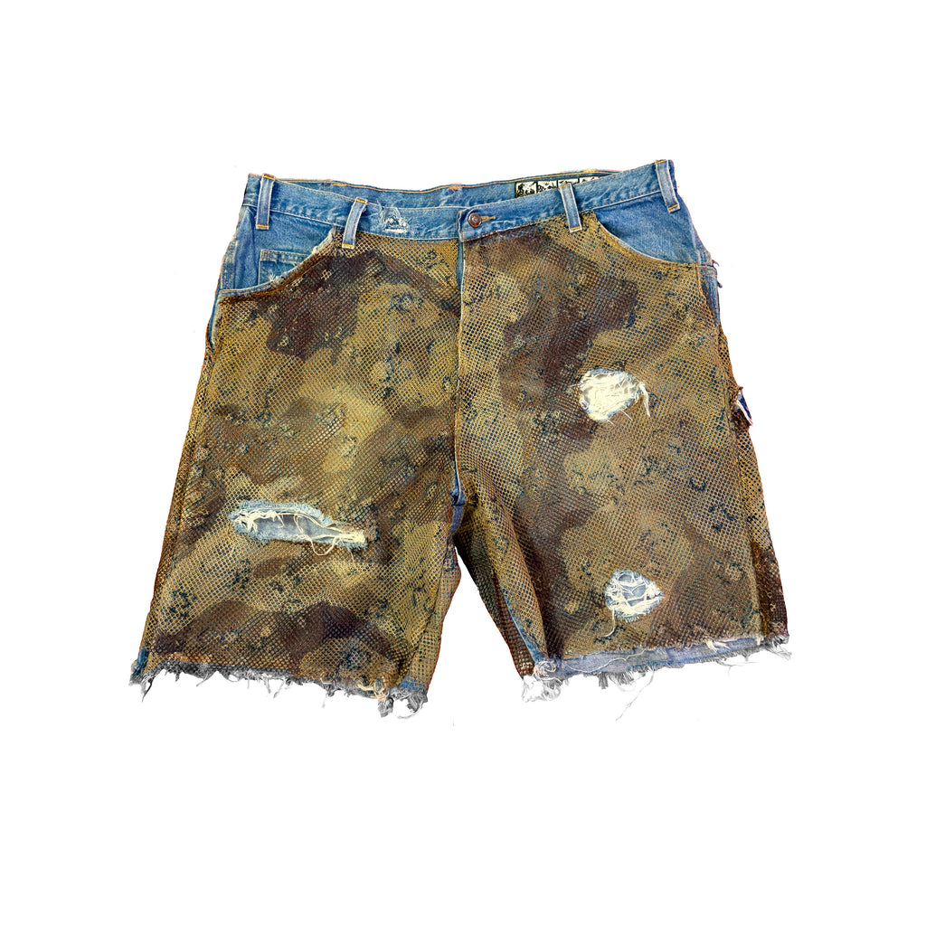 DESERT CAMO JEAN SHORTS